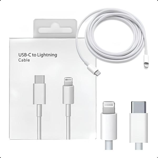 Imagem de Cabo Usb Lightning Carregador Compatível IPhone Turbo