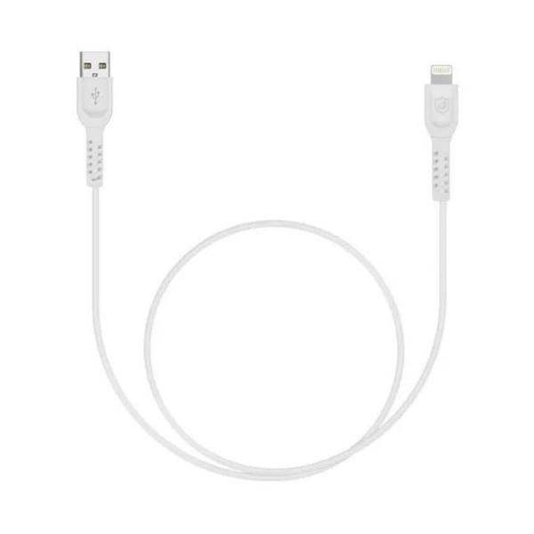 Imagem de Cabo Usb Lightning Carregador Dual Shock Branco 1,2 M