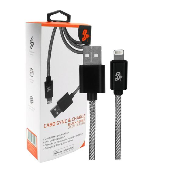 Imagem de Cabo USB Lightning Carregamento e Dados - Reforçado 1 Metro