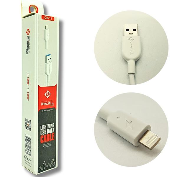 Imagem de Cabo USB Lightning para iPhone 500 Mbps 1 Metro