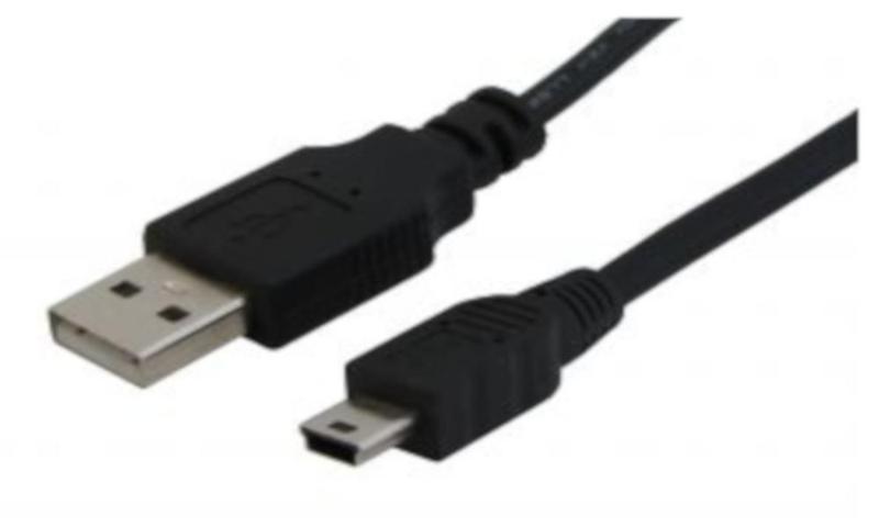 Imagem de Cabo USB  (m)  mini 5p 1.80 Mini USB 5 Pinos