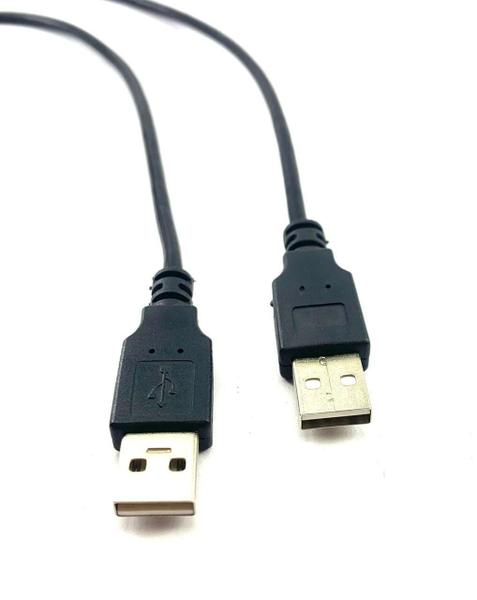 Imagem de Cabo USB Macho x Macho 2mts Metros Cabo usb Am x Am Para Transferência de Dados  e etc