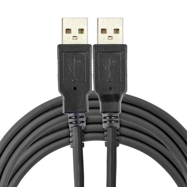 Imagem de Cabo USB Macho x Macho AM+AM de 1,5 Metros e Filtro contra Interferências NT 03937 Preto