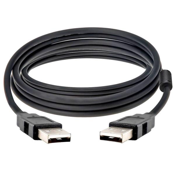 Imagem de Cabo USB Macho x Macho AM+AM de 1,5 Metros e Filtro contra Interferências Preto 03937 NT