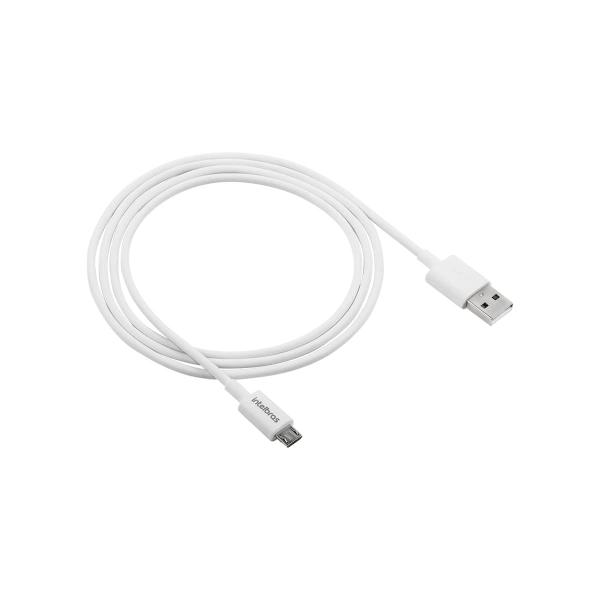 Imagem de Cabo USB - Micro USB 1,2m PVC branco Intelbras EUAB 12PB