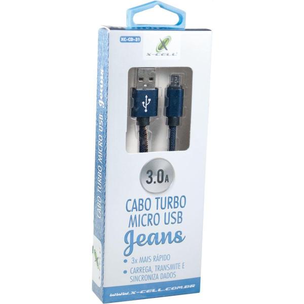 Imagem de Cabo USB Micro USB Jeans 1M. 3.0 Turbo - GNA