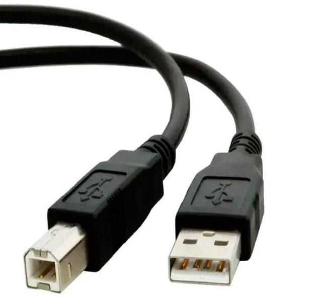 Imagem de Cabo Usb Para Impressora 5 Metros Com Filtro Preto Lacrado