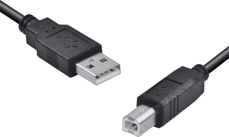 Imagem de Cabo Usb Para Impressora A Macho X B Macho 2.0 - 1.8m Uambm-18 - PC / 10