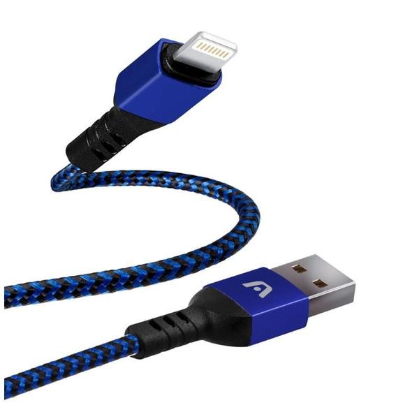 Imagem de Cabo USB para Lightning 1.8M Dura Form Nylon Azul ARGCB0023BL  Argom