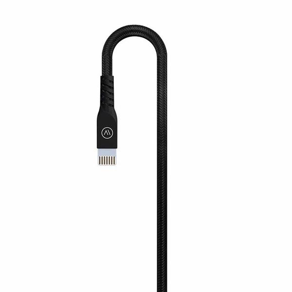 Imagem de Cabo USB para Lightning Iwill Strong 1,2m Preto Homologado Compatível com iPhone