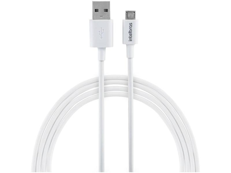 Imagem de Cabo USB para Micro USB 1,2m Intelbras - EUAB 12PB