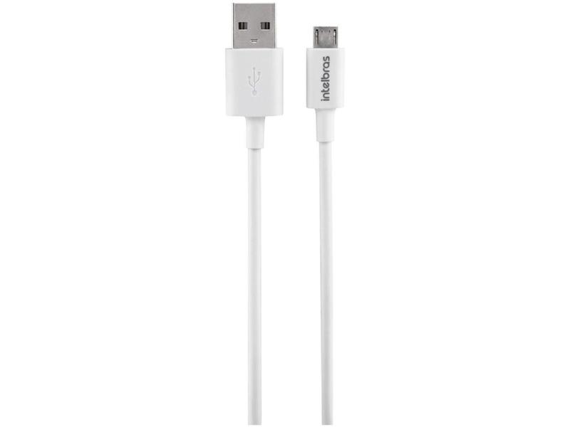 Imagem de Cabo USB para Micro USB 1,2m Intelbras - EUAB 12PB