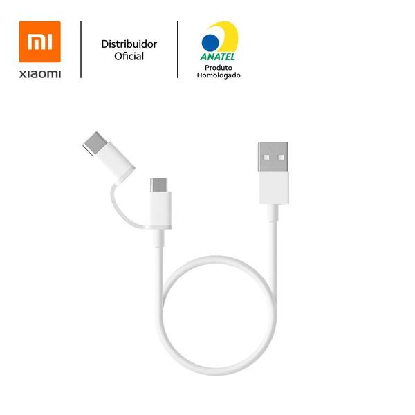 Imagem de Cabo USB para Tipo C e microUSB 100cm