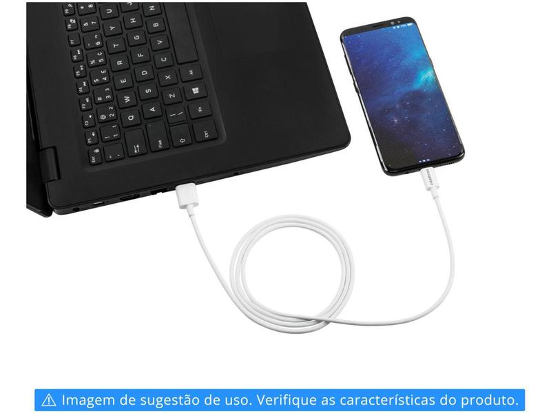 Imagem de Cabo USB para USB-C 1,2m Intelbras - EUAC 12PB