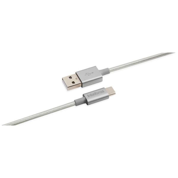 Imagem de Cabo USB para USB-C 1,5m Nylon EUAC 15 NB Intelbras