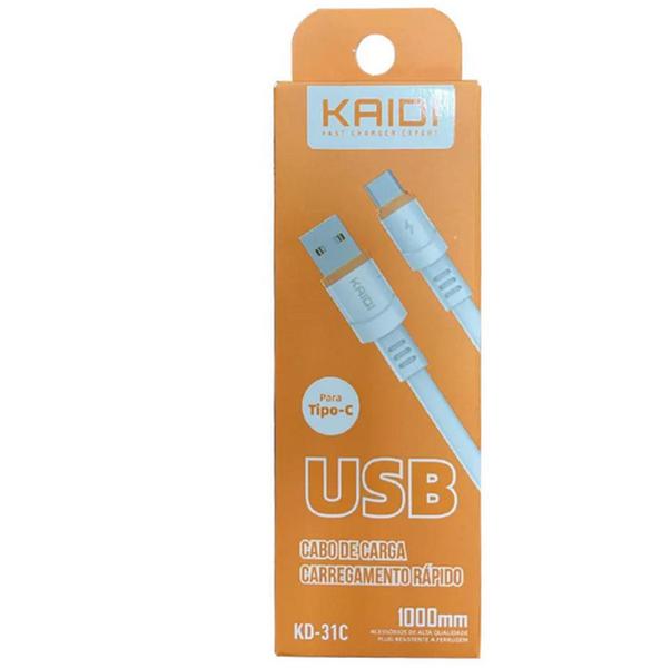 Imagem de Cabo USB/Tipo C e USB/V8 Carregamento Rápido