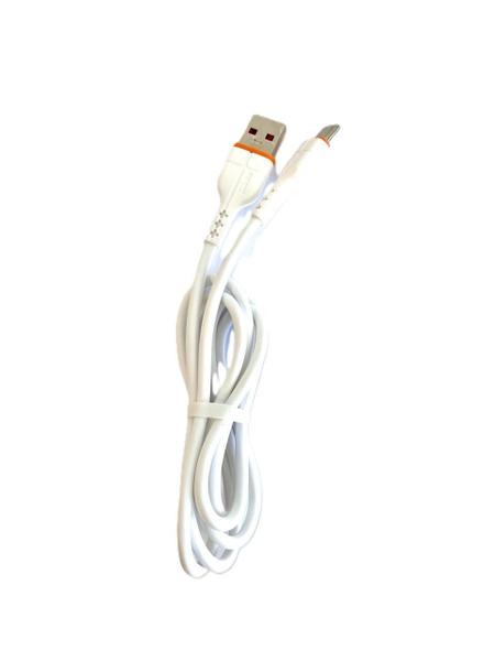 Imagem de Cabo Usb Tipo C Emborrachado (Sjx-08-Tpc) - Shinka - Branco