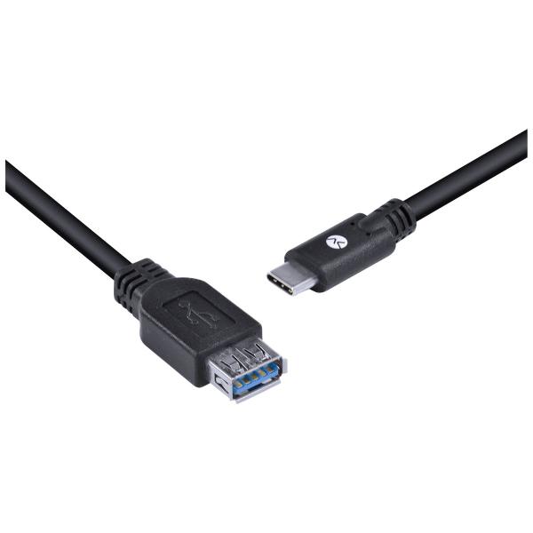 Imagem de Cabo Usb Tipo C Para Extensor Usb A Fêmea V3.2 Gen1 5gbps 2 Metros - C32uaf-2