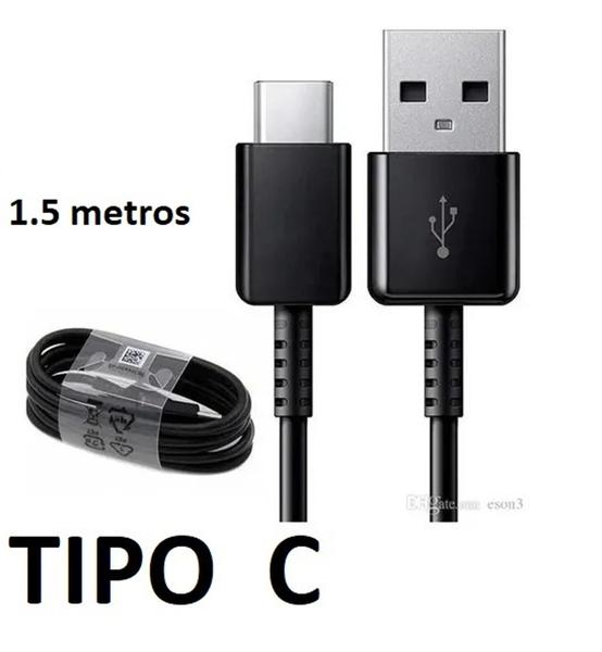 Imagem de Cabo USB  Tipo C para Samsung S8 S9 S10 S20 A30 A50 1,50 M