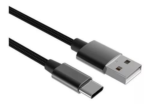 Imagem de Cabo Usb Tipo C Turbo 2 Metros Carga E Dados Reforçado 