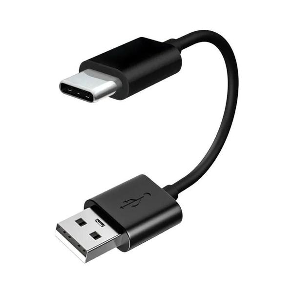 Imagem de Cabo USB Tipo C Ultra Curto De 20/10 Cm 3A De Carregamento Rápido Macho USB a Para Macho Cabo De Fio