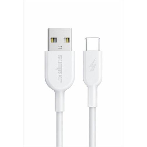 Imagem de Cabo Usb Type C Emborrachado 1M 2.4A Sumexr Ss-A1C - Branco