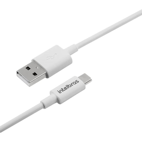 Imagem de Cabo USB - USB-C 1,2M PVC Branco EUAC12PB Intelbras