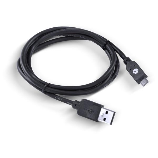 Imagem de Cabo Usb X Micro Usb B 2.0 5 Pinos 1 Metro Preto - Musb-1