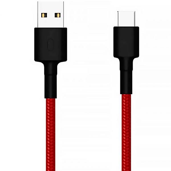 Imagem de Cabo USB Xiaomi Mi Braided Tipo-C 1M - Vermelho (SJX10ZM)(SJV4110GL)