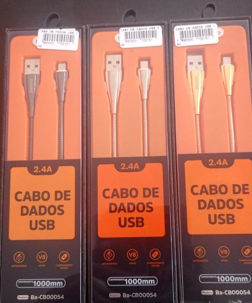 Imagem de Cabo V8 USB Basike Antidobrável 