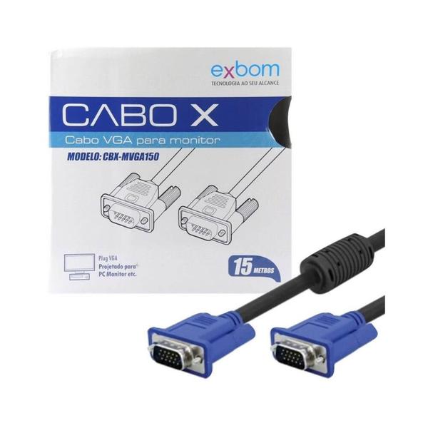 Imagem de Cabo VGA 15m  CBX-MVGA150 Exbom