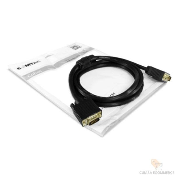 Cabo Vga Db15 Macho com Filtro Para pc 1.8 M - A.R Variedades MT Imagem de Cabo Vga Db15 Macho com Filtro Para pc 1.8 M