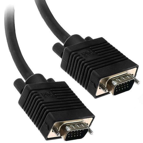 Imagem de Cabo VGA x VGA 15 Metros, Com Filtro Anti Interferência, Plus Cable - PC-MON15001