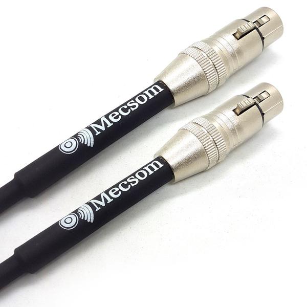 Cabo XLR Fêmea x XLR Fêmea 5 Metros Mecsom Profissional Imagem de Cabo XLR Fêmea x XLR Fêmea 5 Metros Mecsom Profissional