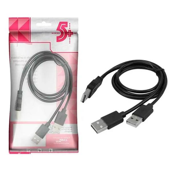 Imagem de Cabo Y Usb 2.0 Usb Macho X 2 Usb A Macho 018-1415 5+