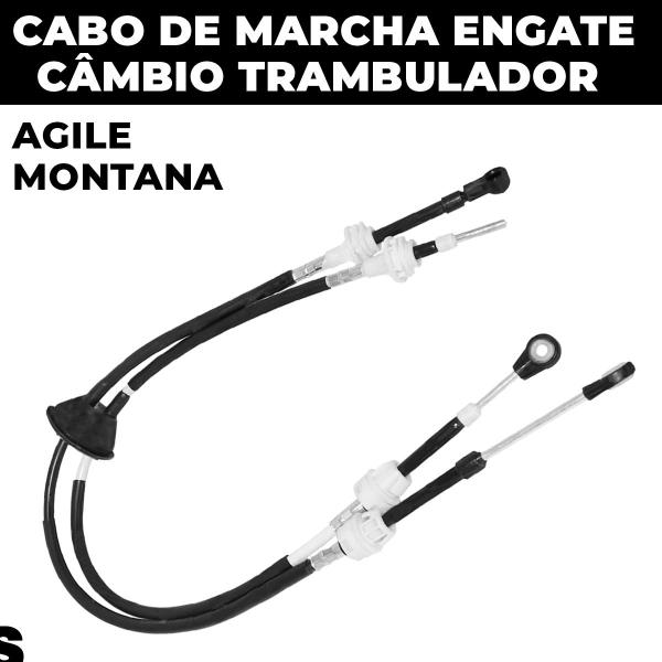 Imagem de Cabos De Seleção Engate Marcha Câmbio Trambulador GM Montana Agile