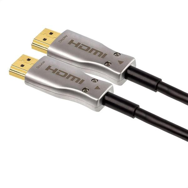 Imagem de Cabos Hdmi Fibra Óptica 20 Metros - Kit Com 5