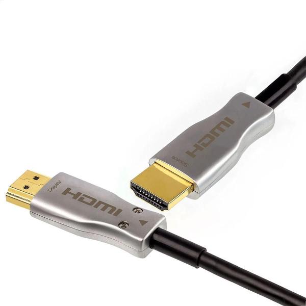 Imagem de Cabos Hdmi Fibra Óptica 20 Metros - Kit Com 5