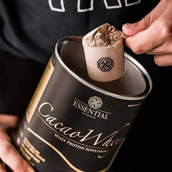 Cacao Whey Proteina Hidrolisado + Isolado - (420g) - Essential Nutrition Imagem de Cacao Whey Proteina Hidrolisado + Isolado - (420g) - Essential Nutrition