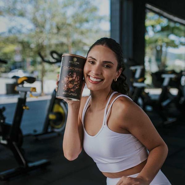 Cacao Whey Proteina Hidrolisado + Isolado - (420g) - Essential Nutrition Imagem de Cacao Whey Proteina Hidrolisado + Isolado - (420g) - Essential Nutrition