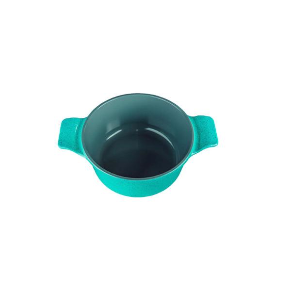 Caçarola Azul Turquesa Antiaderente Cerâmica Javali AA 24cm Imagem de Caçarola Azul Turquesa Antiaderente Cerâmica Javali AA 24cm