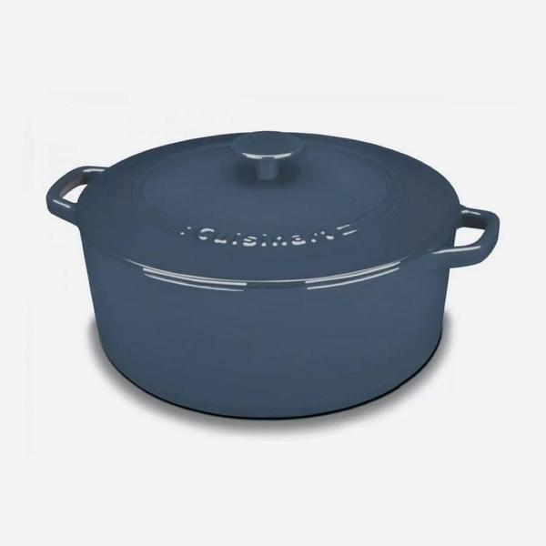 Imagem de Caçarola cuisinart chef's classic em ferro fundido esmaltado azul ci670-30bg