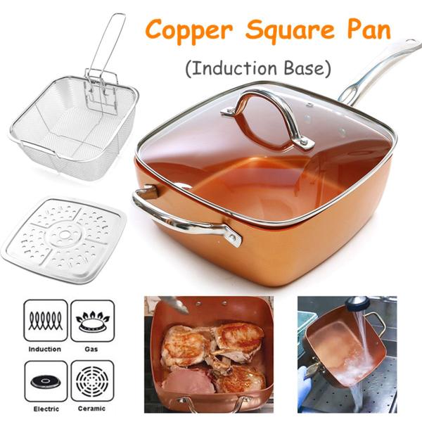 Caçarola Frigideira Cooper Chef 25 Cm Indução Elétrico Gás - CAÇAROLA FRIGIDEIRA FRITADEIRA Imagem de Caçarola Frigideira Cooper Chef 25 Cm Indução Elétrico Gás