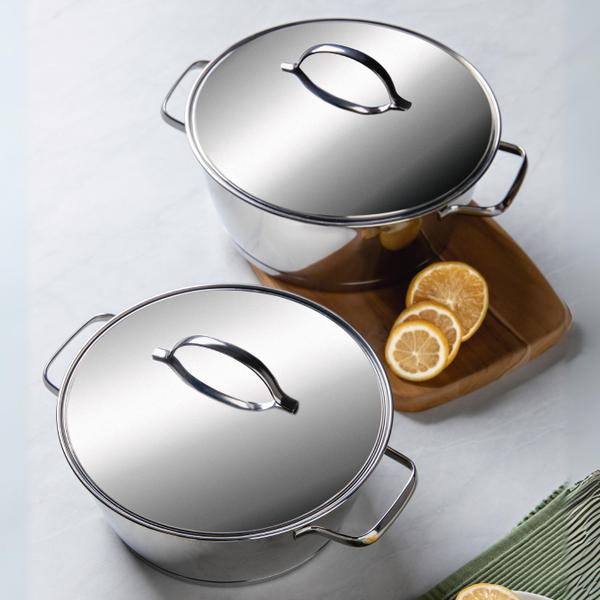 Caçarola Inox Funda com Asa 24cm Allegra 62654240 Tramontina - Tramontina Farroupilha Imagem de Caçarola Inox Funda com Asa 24cm Allegra 62654240 Tramontina