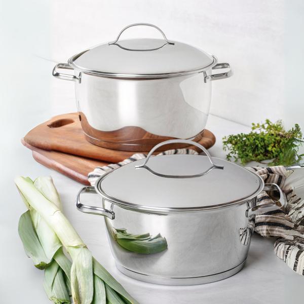 Caçarola Inox Funda com Asa 24cm Allegra 62654240 Tramontina - Tramontina Farroupilha Imagem de Caçarola Inox Funda com Asa 24cm Allegra 62654240 Tramontina