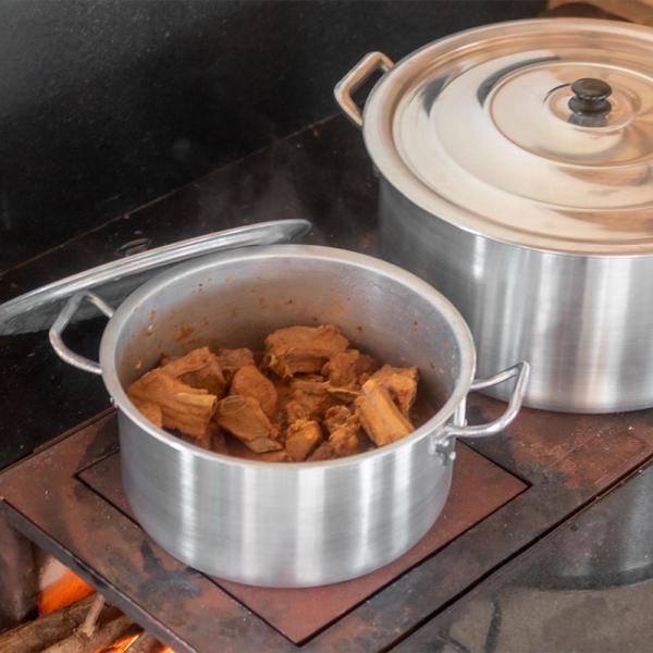 Imagem de Caçarola N 28 Panela Industrial de Alumínio Restaurantes Sopa Feijoada Tropeiro