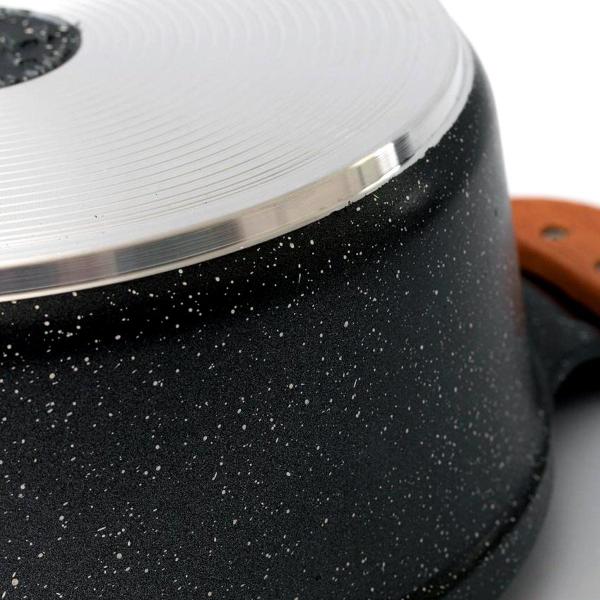 Caçarola Panela Granito Antiaderente Gourmet Javali AM 20cm Imagem de Caçarola Panela Granito Antiaderente Gourmet Javali AM 20cm
