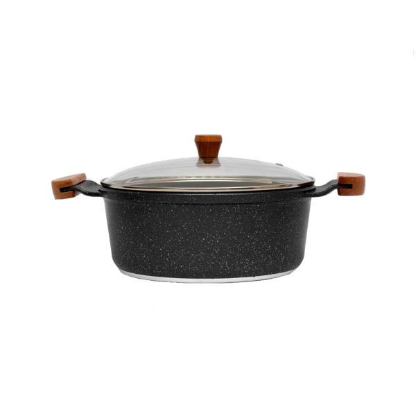 Caçarola Panela Granito Antiaderente Gourmet Javali AM 20cm Imagem de Caçarola Panela Granito Antiaderente Gourmet Javali AM 20cm