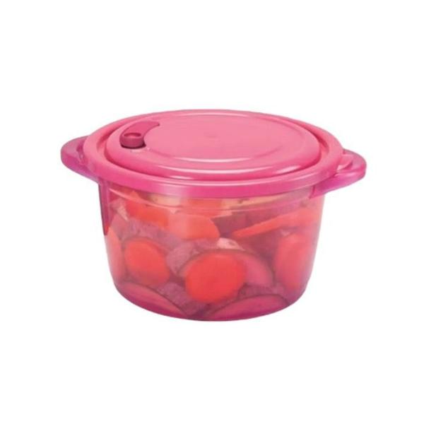 Imagem de Caçarola Para Microondas Freezer Gourmet 1,5 Litros Rosa Nitron