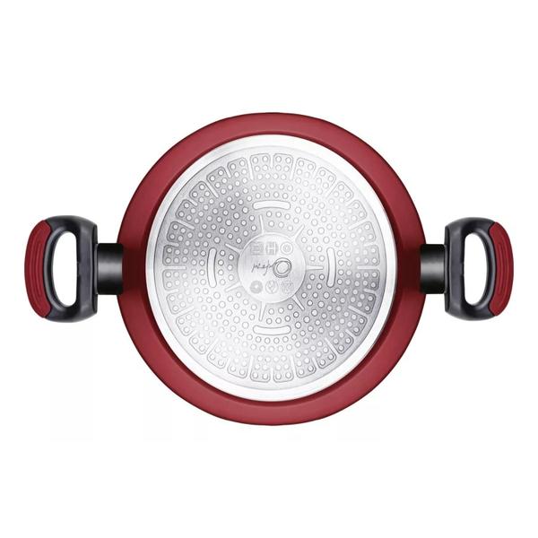 Caçarola Rasa Aluminio Forjado 28cm Everyday Vermelho Oxford Imagem de Caçarola Rasa Aluminio Forjado 28cm Everyday Vermelho Oxford